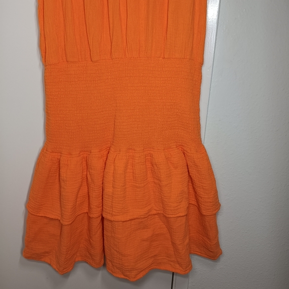 NWT Anthropologie | Sundays- Shae Dress- In Orange Sunrise - Picture 6 of 11